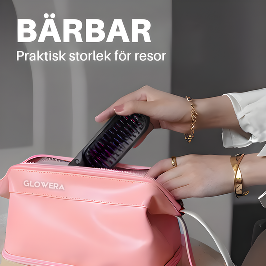 Bärbar Stylingborste | Locka, Torka & Platta